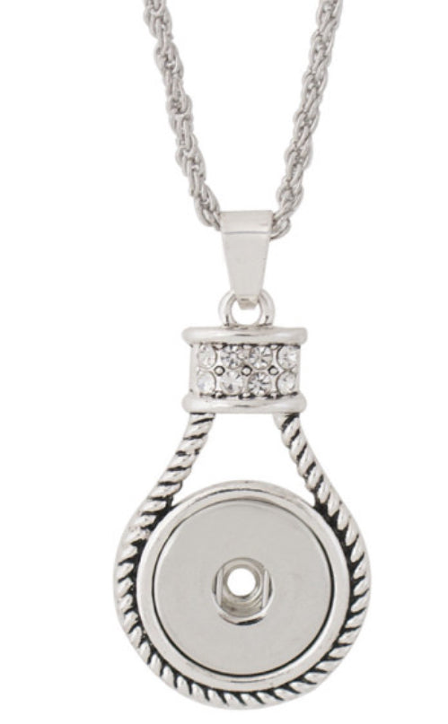 Pendant with chain fit 20mm snap