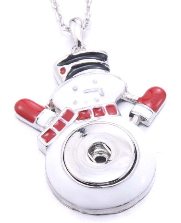 Snowman Pendant with 60cm Chain