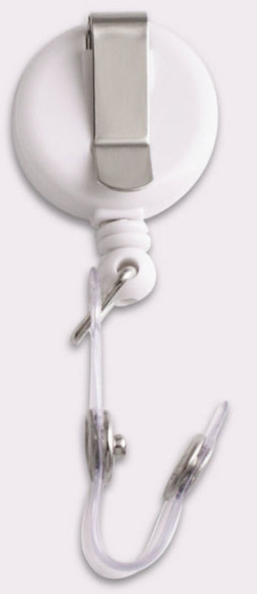 Rectractable ID Badge Holder Reel fits 18/20mm Snap Chunk