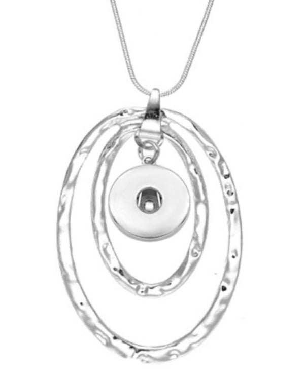Double Layered Circular Pendant fits 18/20mm Snap Chunk