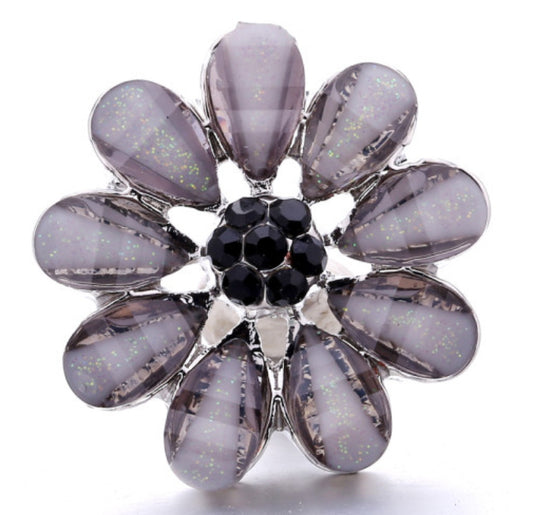 20mm Flower Resin Snap Chunk