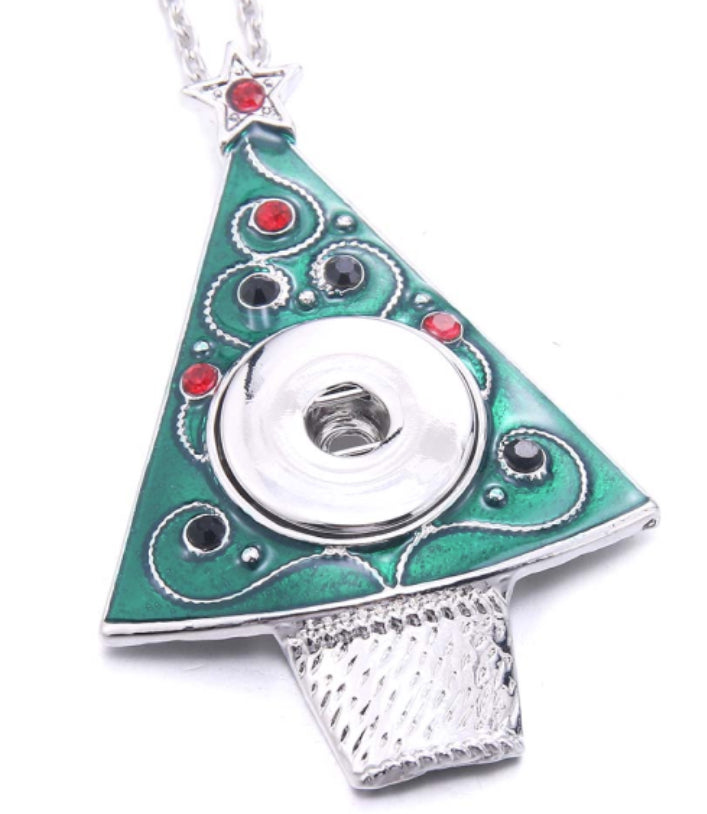 Christmas Tree Pendant with 80cm chain