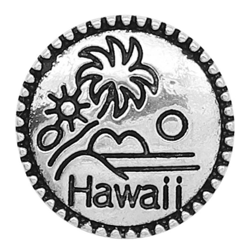 20mm Hawaii Metal Snap Chunk
