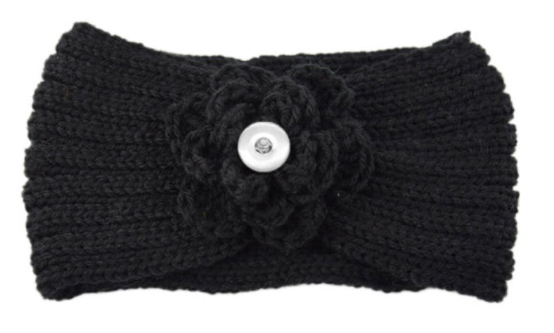 Winter Headband Acrylic fits 18/20mm Snap Chunk
