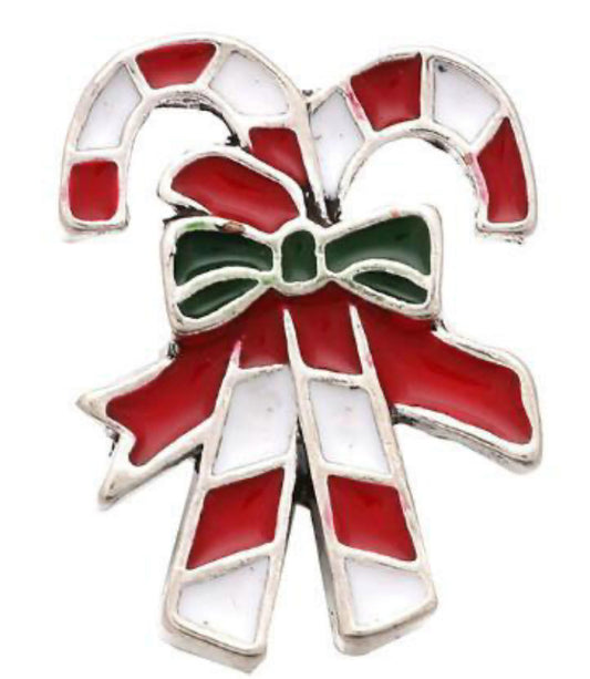 20mm Candy Cane Snap Chunk