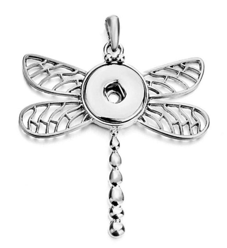 Dragonfly Pendant fits 18/20mm Snap Chunk