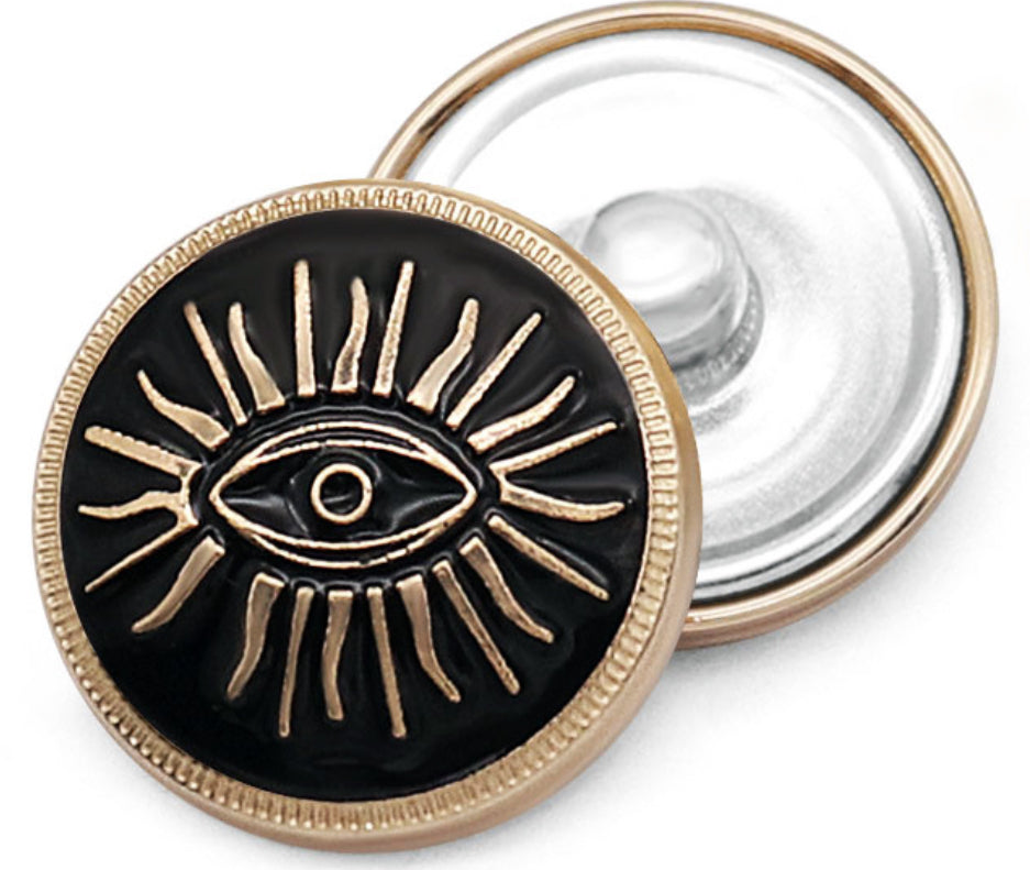 23mm Eye Metal Enamel Snap Chunk