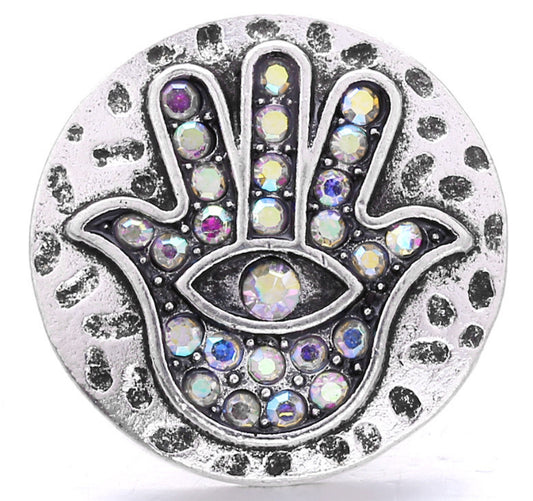 20mm Hamsa Hand of Fatima Snap Chunk